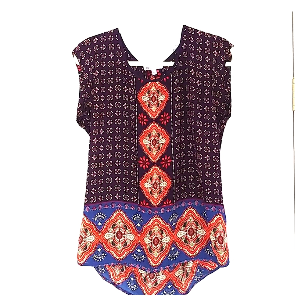 Nordstrom Purple High-low blouse
